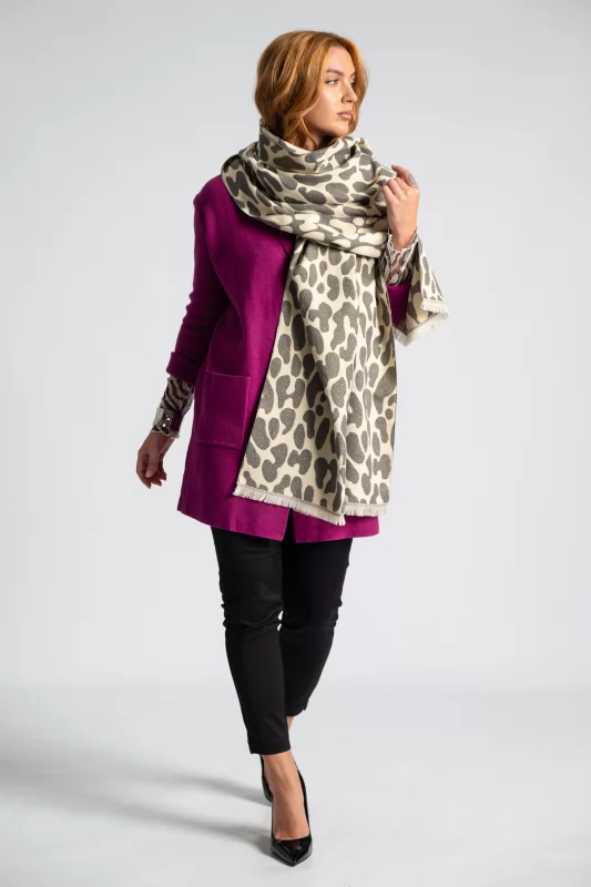 Pashmina Leopar Print