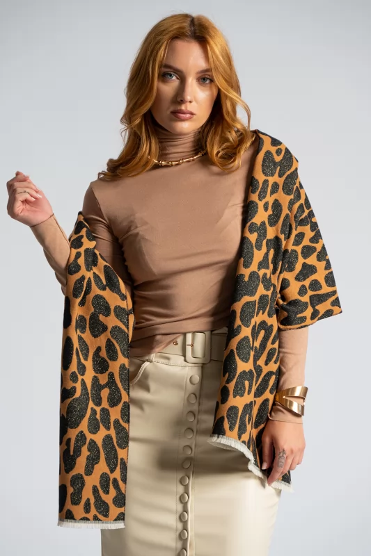 Πασμίνα Leopar print