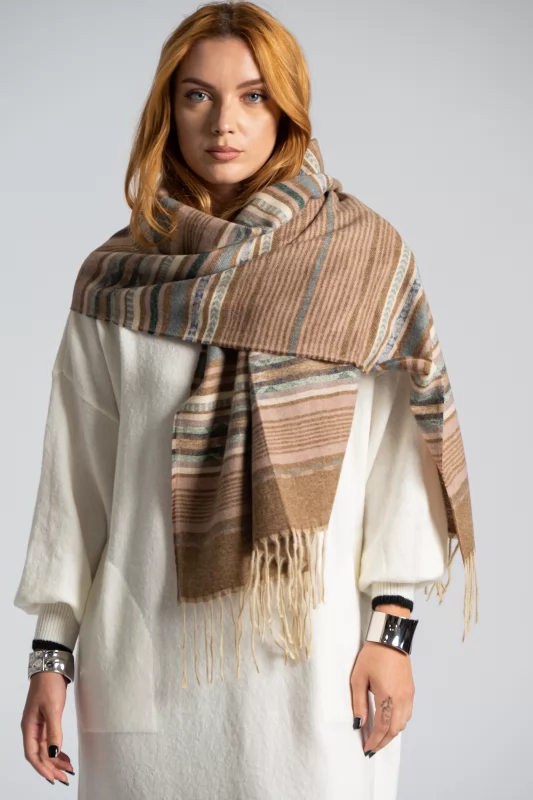 Pashmina Stripes -Rombes