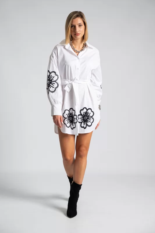 Shirt Embroidery Floral