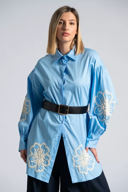 Shirt Embroidery Floral