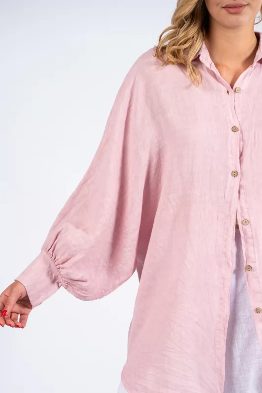 Shirt Lino Dusty Pink