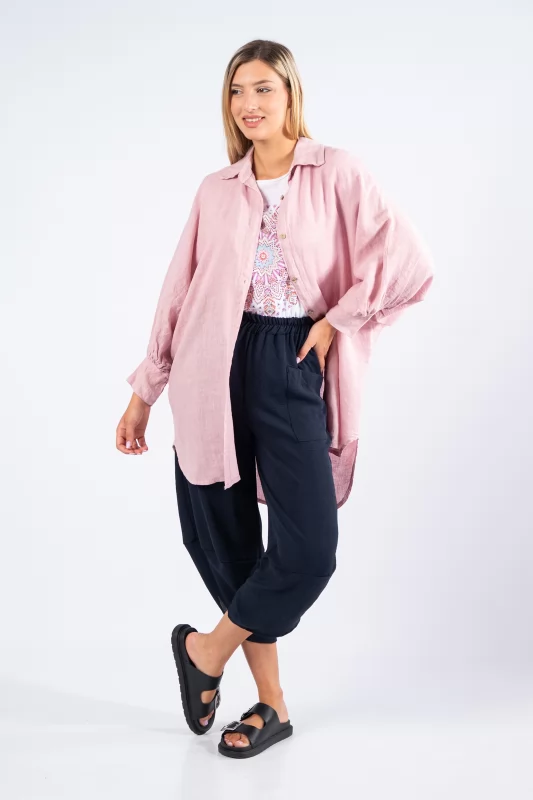 Shirt Lino Dusty Pink