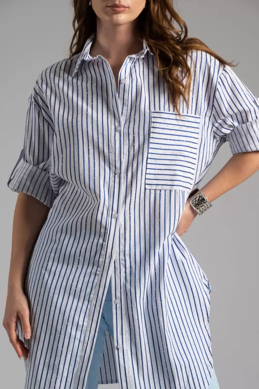 Shirt Stripes Strass