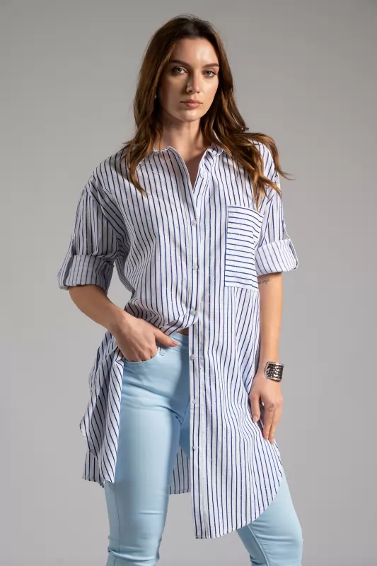 Shirt Stripes Strass