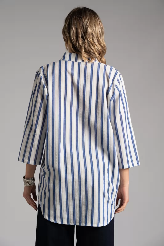 Shirt Cotton Tunic Mao