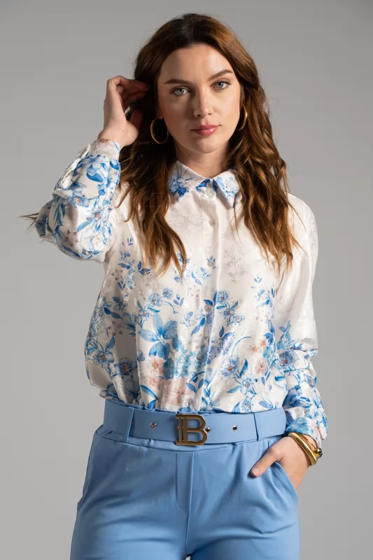 Shirt Floral Satin