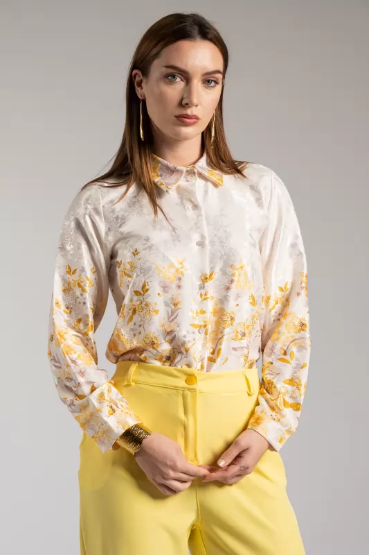 Shirt Floral Satin