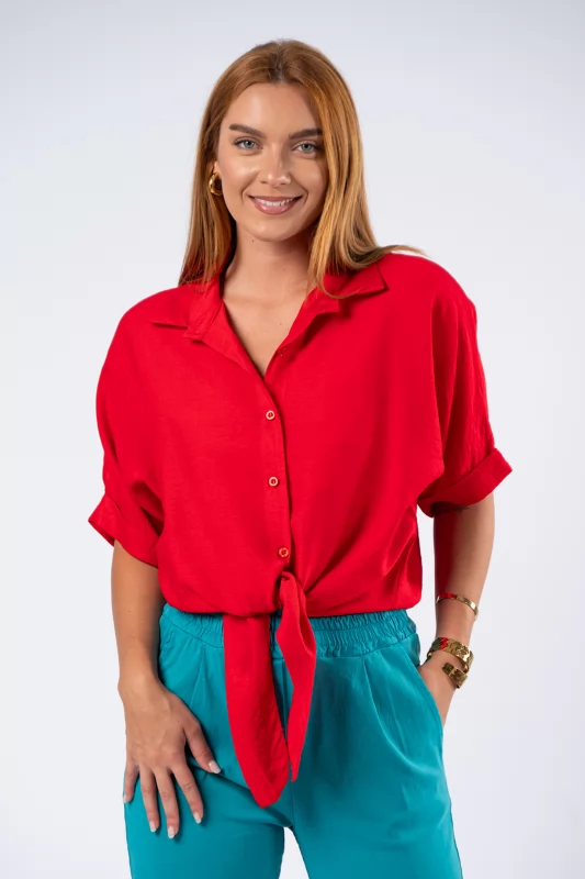 Shirt Short Sleeve Red