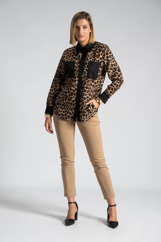 Leopar Shirt With Details