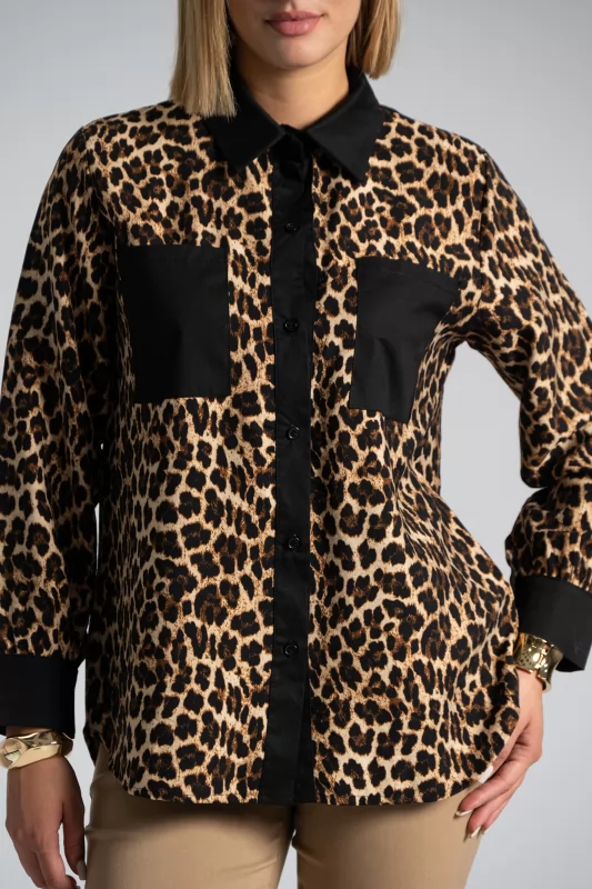 Leopar Shirt With Details