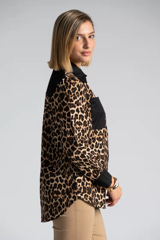 Leopar Shirt With Details