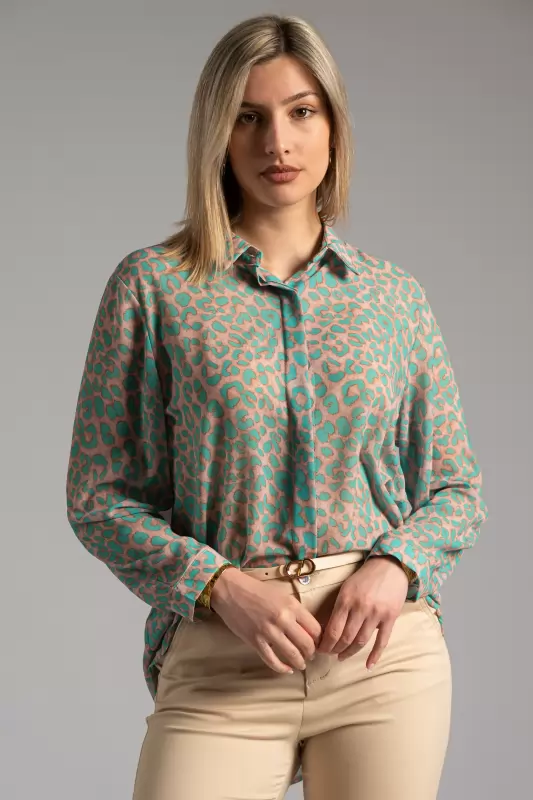 Shirt Leopar Print