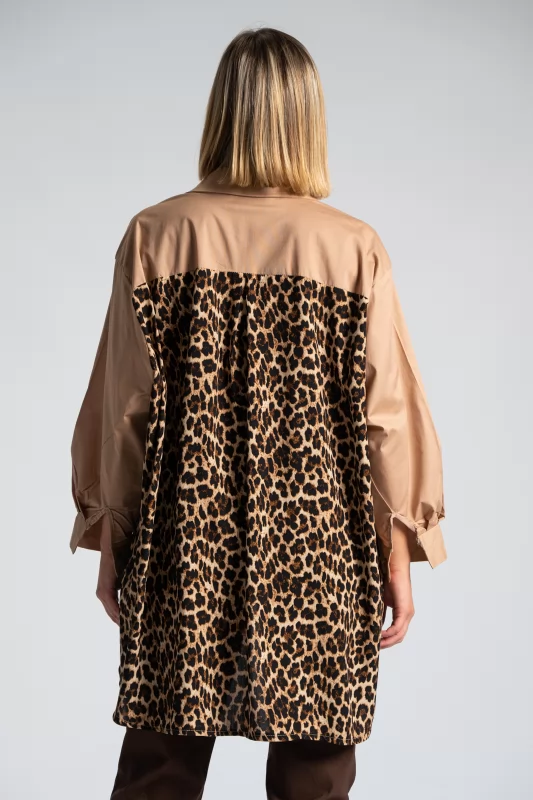 Shirt Poplina Animal Print