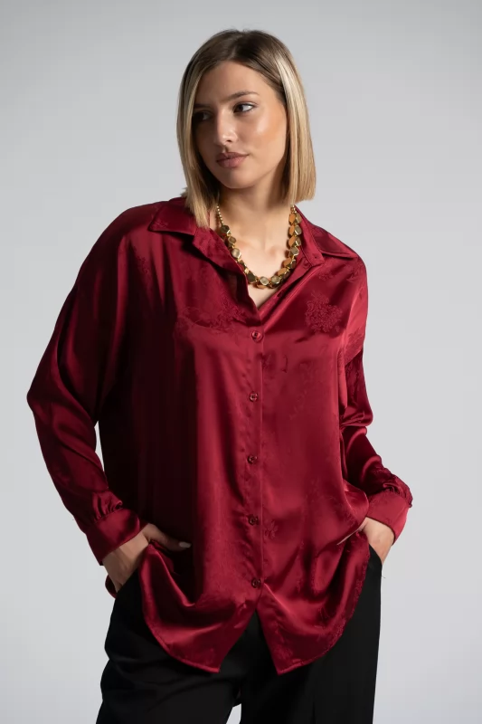 Shirt Satin Embossed Patterns