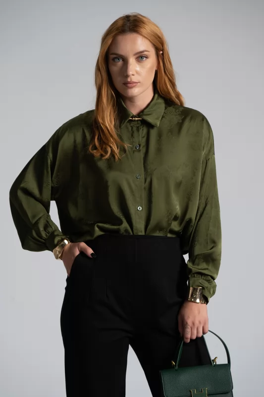 Shirt Satin Embossed Patterns