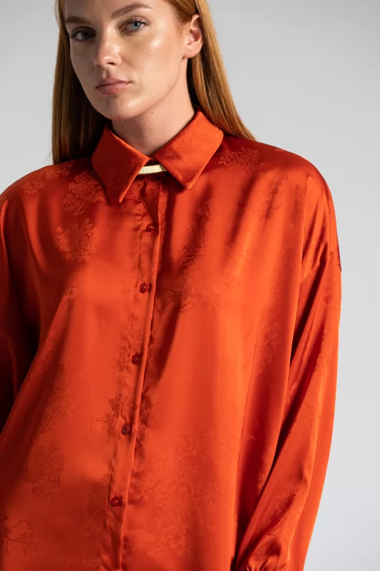 Shirt Satin Embossed Patterns