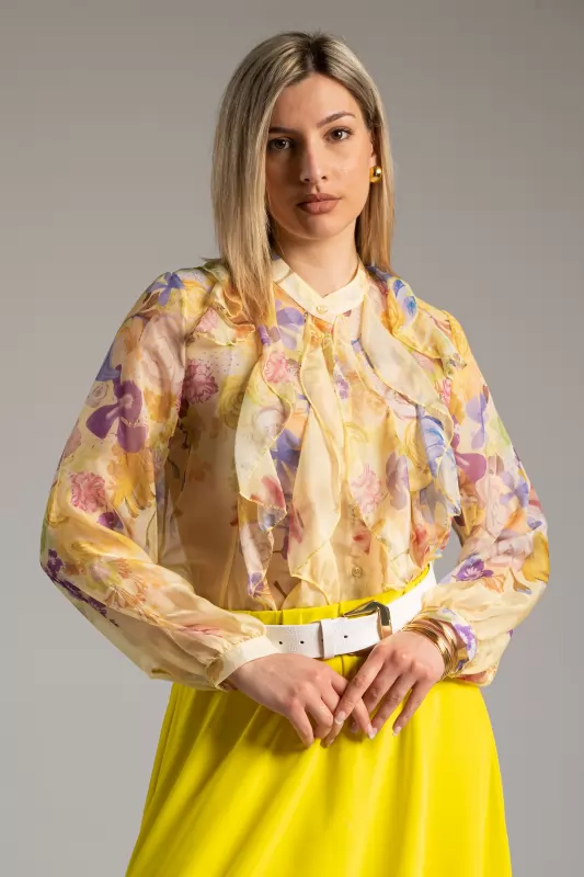 Shirt Volant Floral