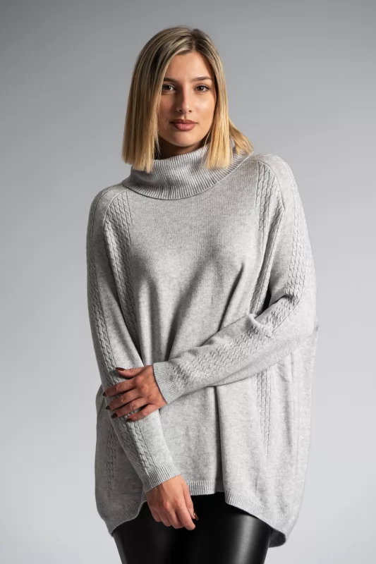 Sweater Knitted Embossed Sweater