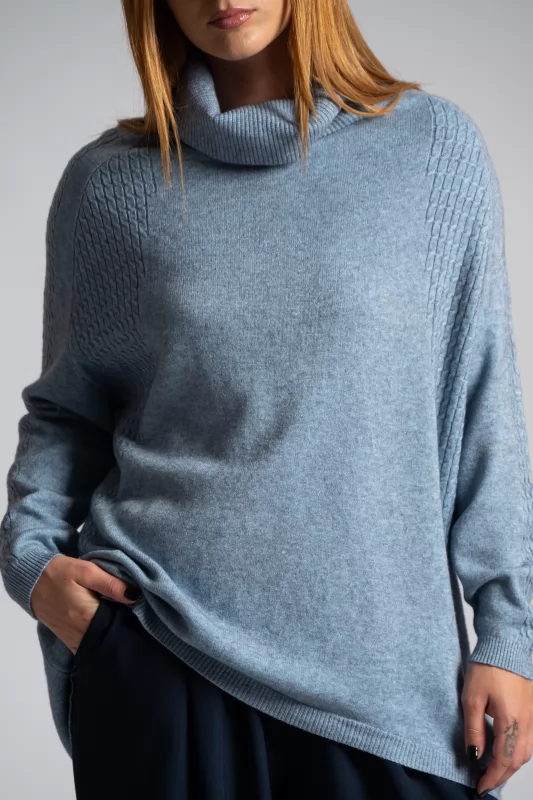 Sweater Knitted Embossed Sweater