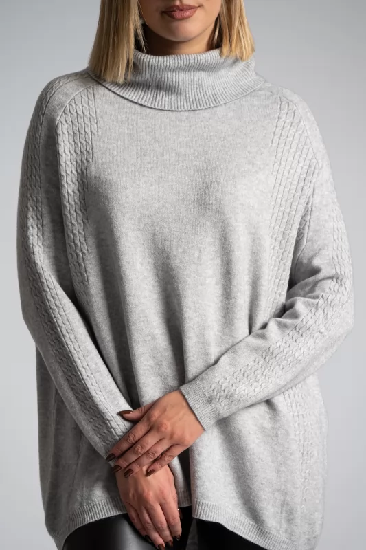 Sweater Knitted Embossed Sweater