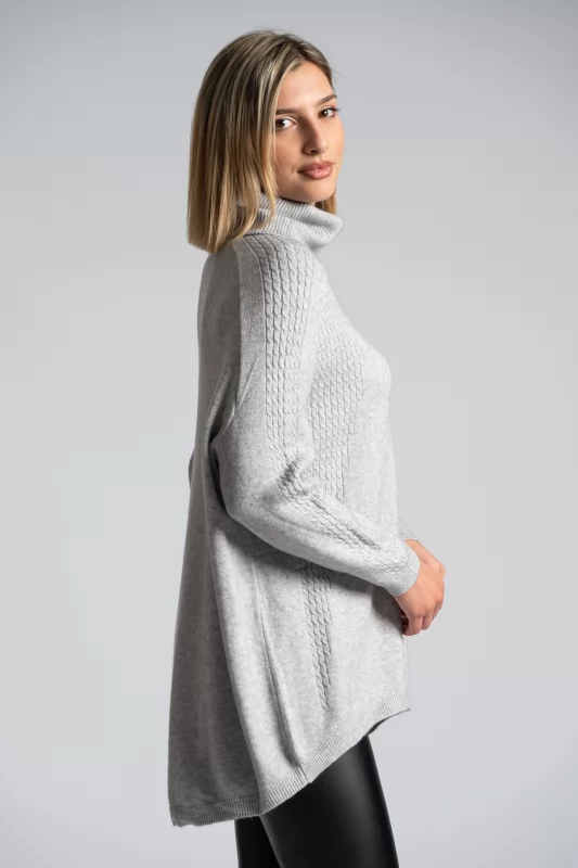 Sweater Knitted Embossed Sweater