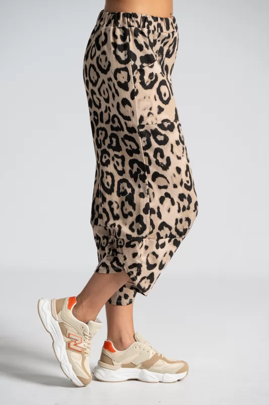 Salwar-form Leopar Print