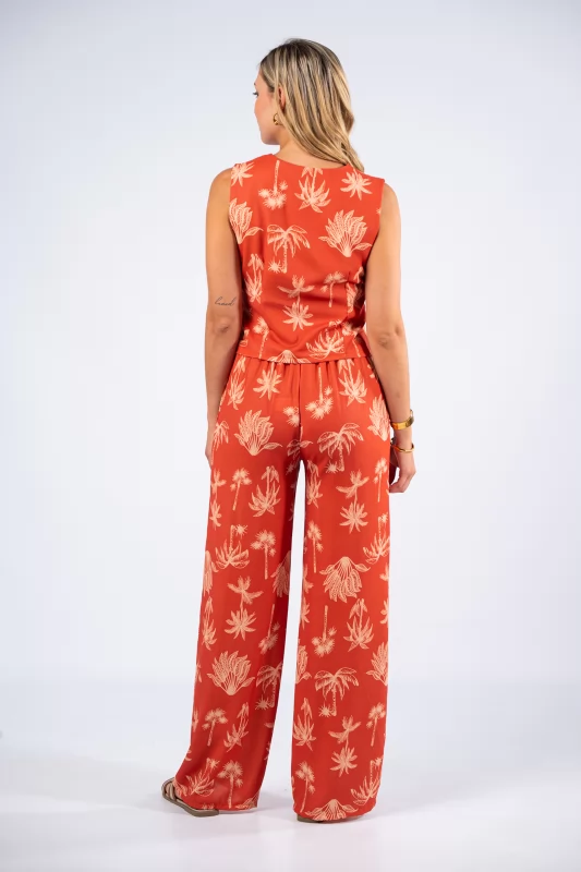 Set Vest-Pants Tropical Copper