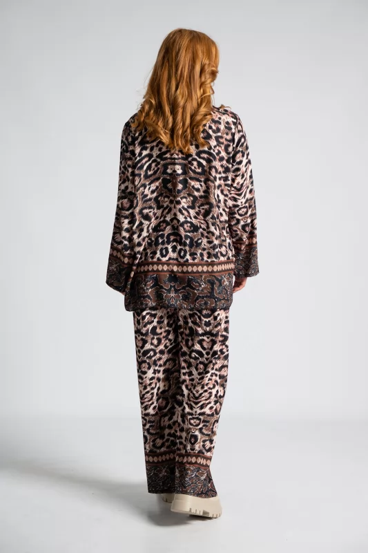 Set Blouse-Pants Leopar