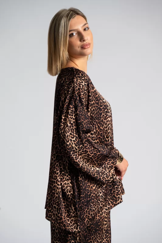 Set Blouse-Pants Leopar