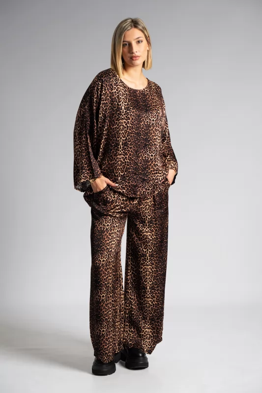 Set Blouse-Pants Leopar