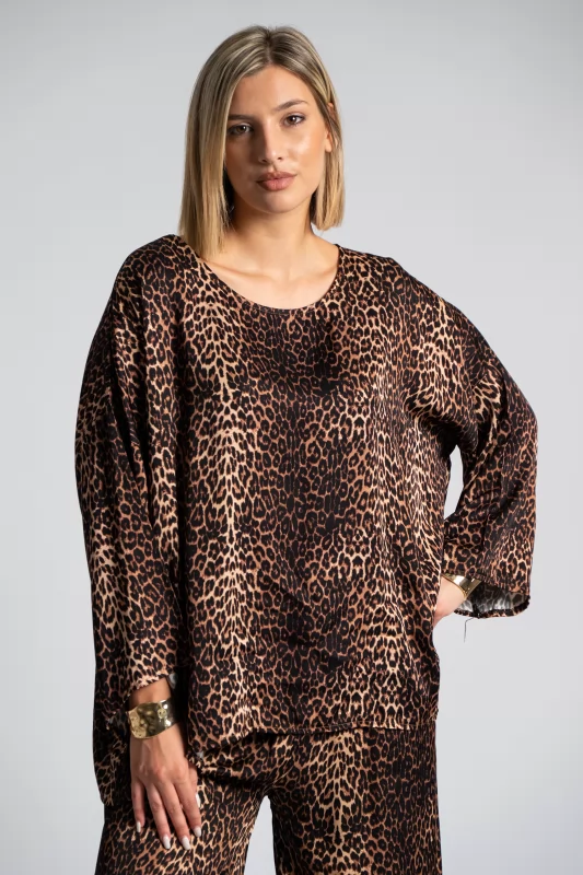 Set Blouse-Pants Leopar