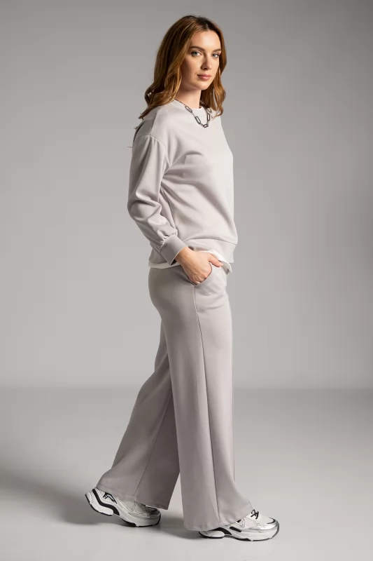 Set Blouse-pants White Finish