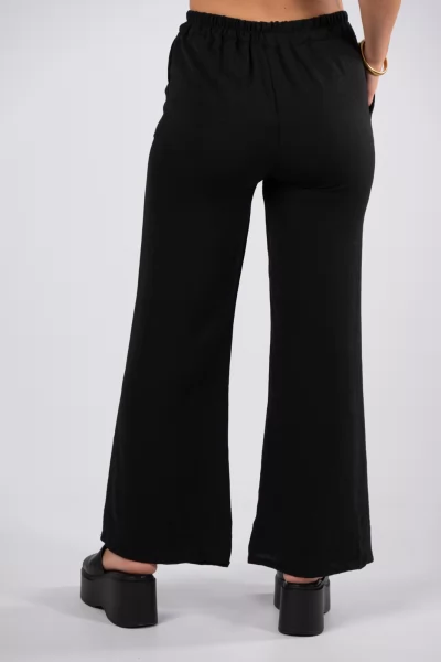 Pants-Blouse Set Binding Black