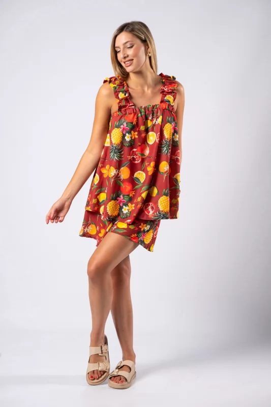 Σετ Top-Shorts Fruits Εκάι