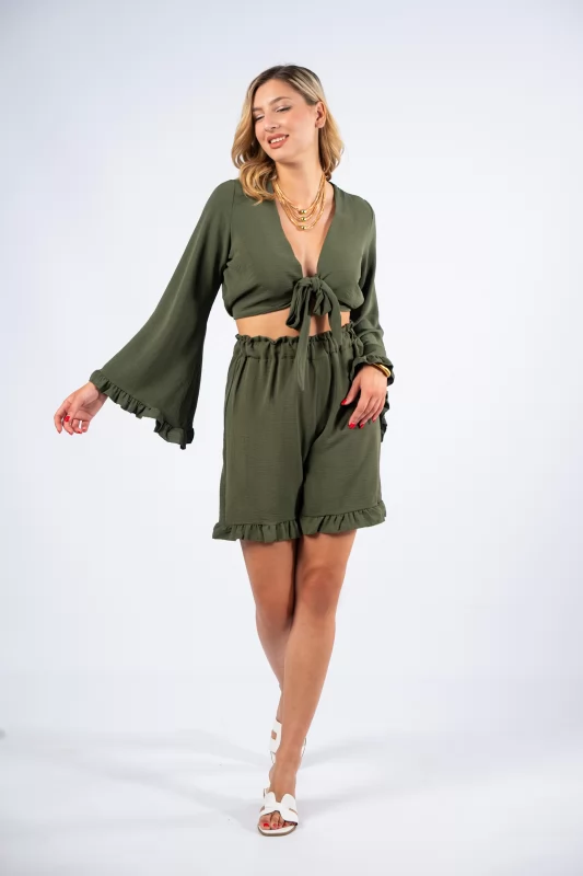 Set Top-Shorts Khaki