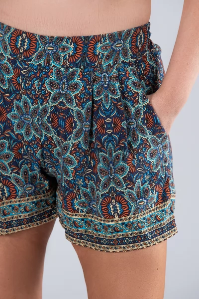 Shorts Hawaian Navy Blue