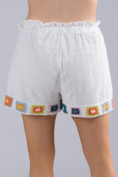 Shorts Kippur Boho Paperbag White