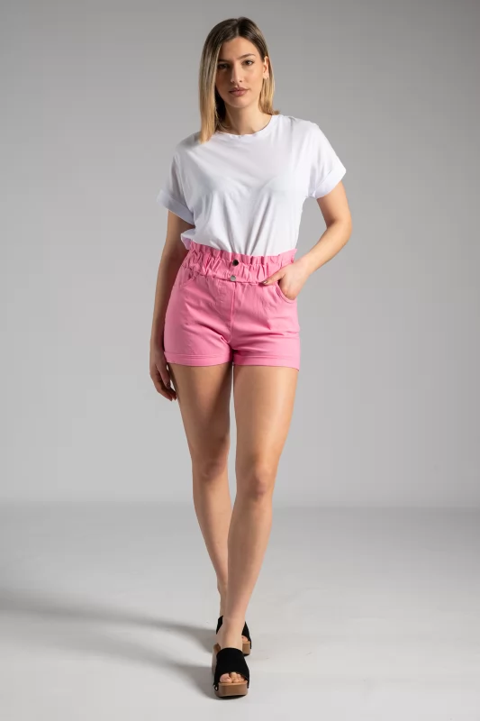 Shorts With Elastic Bubblegum