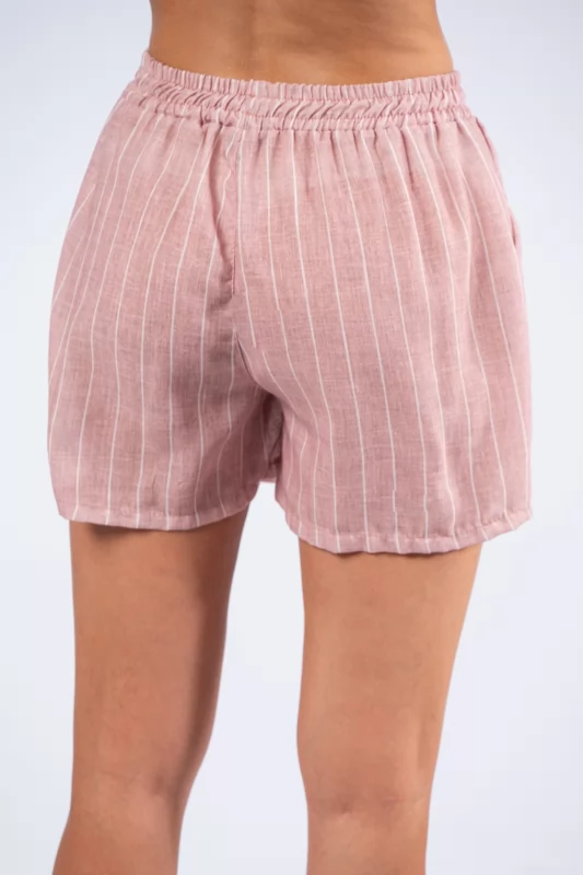 Shorts Stripes Dusty Pink