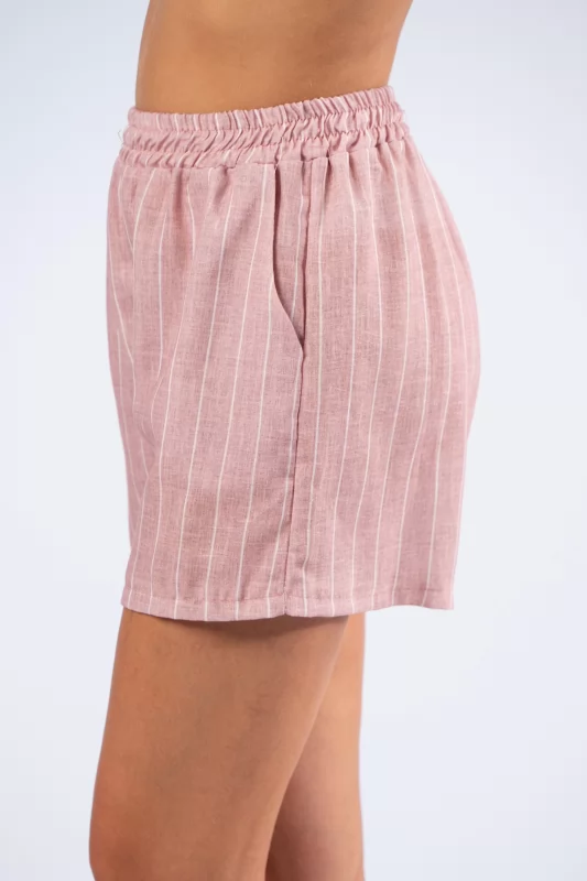 Shorts Stripes Dusty Pink