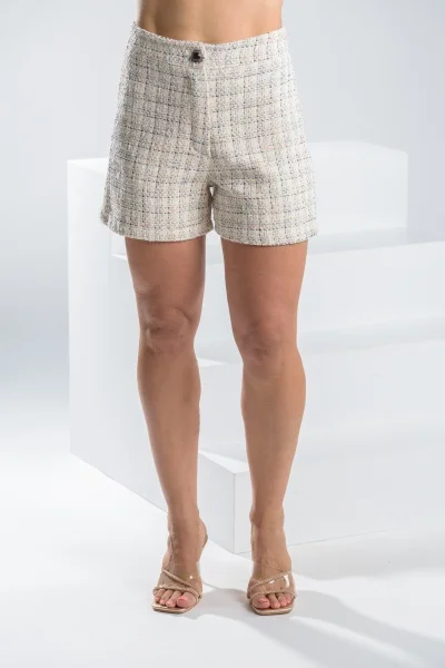 Shorts Tweed Cream