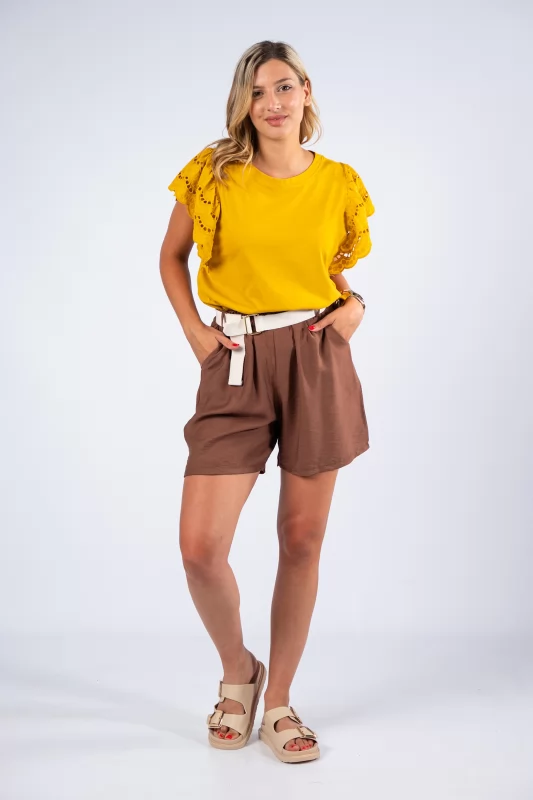 Shorts Belt Brown