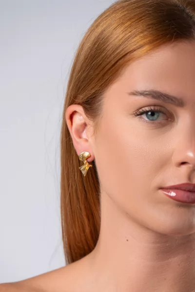 Earrings Fussili Gold