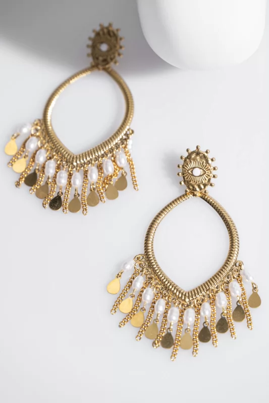 Earrings Eyes Boho