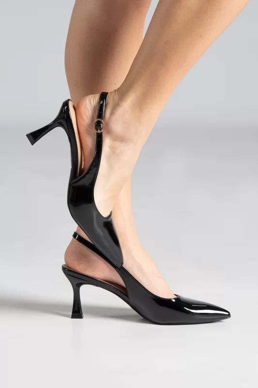 Slingback Pumps Patent Leather