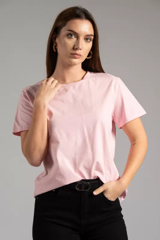 T-shirt Basic Βαμβακερό