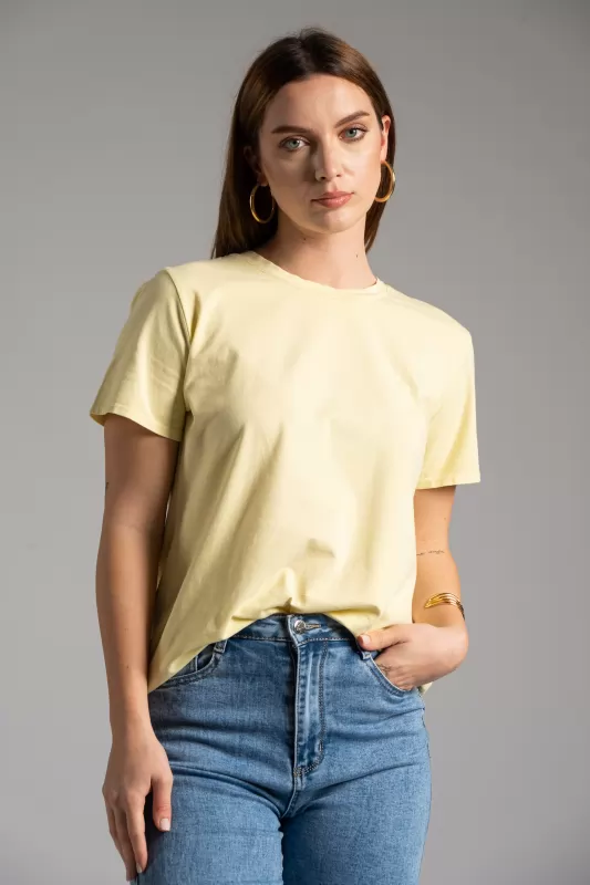 T-shirt Basic Βαμβακερό