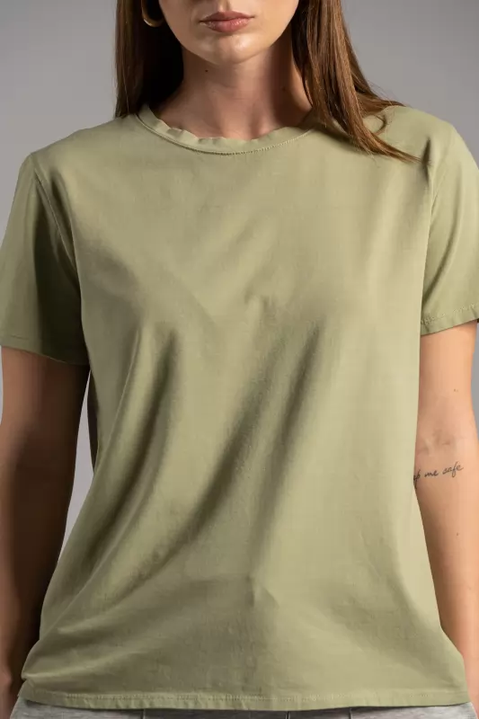 T-shirt Basic Βαμβακερό