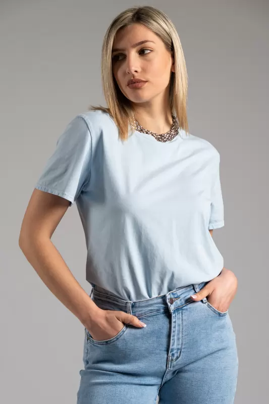 T-shirt Basic Βαμβακερό